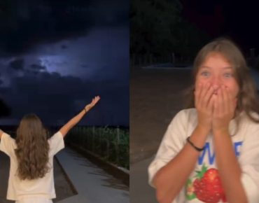 Menina clama a Deus e raios surgem no céu: “Me mostra Tua força”